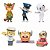 BONECOS COLECIONAVEIS VEICULOS FUN ZOOTOPIA MINISO - Imagem 4