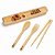 KIT DE TALHERES COM HASHI URSOS SEM CURSO PARDO MINISO - Imagem 1