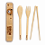 KIT TALHERES COM HASHI URSOS SEM CURSO PANDA MINISO - Imagem 1