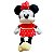 PELUCIA MINNIE MOUSE COM VESTIDO VERMELHO TAMANHO 40 CM. - Imagem 1