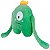 PELUCIA PEQUENO MONSTRO VERDE TAMANHO 25X24X14 CM. - Imagem 2