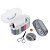 KIT DE ACESSÓRIOS DE COSTURA COR CINZA TAMANHO 15X8X9 CM. - Imagem 3