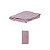 TOALHA DE LAVABO 25X50 DE ALGODÃO ROSA - Imagem 1