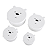 Kit de 4 Potes Marmitinha We Bare Bears Polar Miniso Fofo - Imagem 1