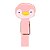 Prendedor: Clips Pinces - Pinguim 4 unidades - Rosa - Imagem 1