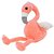 Pelúcia: Flamingo Rosa Com Asas De  Lantejoulas 28cm - Imagem 1