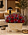 Vaso Decorativo em Cimento Bege Marmorizado Design Moderno Premium - Imagem 1