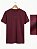 Camiseta Masculina Básica Bordô Manga Curta - Imagem 1