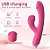 Vibrador ponto g com estimulador - Imagem 6