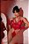 BODY RENDADO SEM BOJO STRAPPY COM DETALHES EM TULE ACOMPANHA LUVAS - Imagem 1