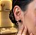 Brinco Kit Argolinha Trevo Ponto de luz Aço Dourado 316L⭐️ - Imagem 1