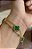 PULSEIRA DUPLA CORRENTE ESFERA PINGENTE TREVO AÇO DOURADO 316L⭐️ - Imagem 5