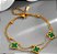 PULSEIRA DUPLA CORRENTE ESFERA PINGENTE TREVO AÇO DOURADO 316L⭐️ - Imagem 6