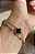 PULSEIRA DUPLA CORRENTE ESFERA PINGENTE TREVO AÇO DOURADO 316L⭐️ - Imagem 2