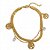 Pulseira Corrente Dupla Fita fina Árvore Da Vida aço Dourado Inoxidável 316 L ⭐️ - Imagem 2
