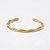 Bracelete Torcido Aço Dourado 316L⭐️ - Imagem 3