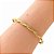 BRACELETE TORCIDO AÇO DOURADO 316L⭐️ - Imagem 1