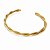 BRACELETE TORCIDO AÇO DOURADO 316L⭐️ - Imagem 2
