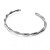 BRACELETE TORCIDO AÇO PRATA 316L⭐️ - Imagem 2