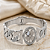 BRACELETE TREVO COM DETALHE CRAVEJADO E BRANCO AÇO 316L⭐️ - Imagem 3