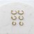 Kit Brinco Argola Trabalhada Dourado em Aço inoxidável 316 L ⭐️ - Imagem 2
