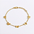 Pulseira Borboleta texturizada Aço Dourado 316L⭐️ - Imagem 2
