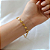 Conjunto mini trevo Dourado Aço Inoxidável 316L⭐️ - Imagem 2