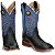 Bota Masculina Importada Justin - PRETO / AZUL - Imagem 1