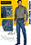 Calça masculina Docks 100% algodão - COD 4703 bordada - Imagem 3