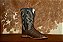 BOTA DGO COD 2528100215G2P- AVESTRUZ TABACO AZUL MARINHO - Imagem 3