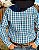 CAMISA MASCULINA M/L IMP ARIAT XADREZ AZUL - Imagem 1