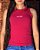 REGATA FEM CANELADA AUSTIN BORDADA PINK - Imagem 1