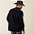 CAMISA MASC M/L IMP PRETA ARIAT - Imagem 2