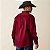 CAMISA MASC M/L IMP VINHO ARIAT - Imagem 5