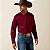CAMISA MASC M/L IMP VINHO ARIAT - Imagem 1