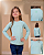 Camiseta termica Fem infantil M/L Verde claro - Imagem 1