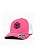 BONÉ PINK TELA BRANCA LOGO TUFF ROSA - Imagem 1