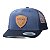 Bone Ariat Imp Azul logo de couro - Imagem 2