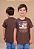 Camiseta Infantil masc Ox horns Marrom - Imagem 1