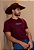 Camiseta masc Ox horns Vinho - Imagem 1