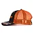 Bone Ariat Imp Preto redinha laranja - Imagem 2