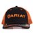 Bone Ariat Imp Preto redinha laranja - Imagem 1