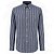 Camisa Masc Moiadeiros M/L Azul Marinho e Verde Logo Marrom - Imagem 1