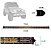Barra Led 420w 44\" Dual Color Com Strobo Lente 7d Cree - Ideal para Teto do Troller e Camionetes - Imagem 5