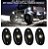 Led Triton Troller Utv Rock Light Rgb Kit 4 Peças - Imagem 4