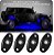Led Triton Troller Utv Rock Light Rgb Kit 4 Peças - Imagem 3