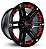Jogo Rodas 17x9 Dakar 6x139.7 Troller, Toyota, Ranger, Nova S-10, Triton, L200 - Imagem 3