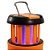 Lâmpada Lanterna Impermeável Anti Mosquito Recarregável USB Laranja - Imagem 2