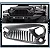 Grade Angry Bird Modelo Darth Vader Jeep Para Wrangler Jk/Jku - Imagem 1