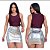 Saia Mini Metalizada Prata – Estilo e Atitude - Imagem 1